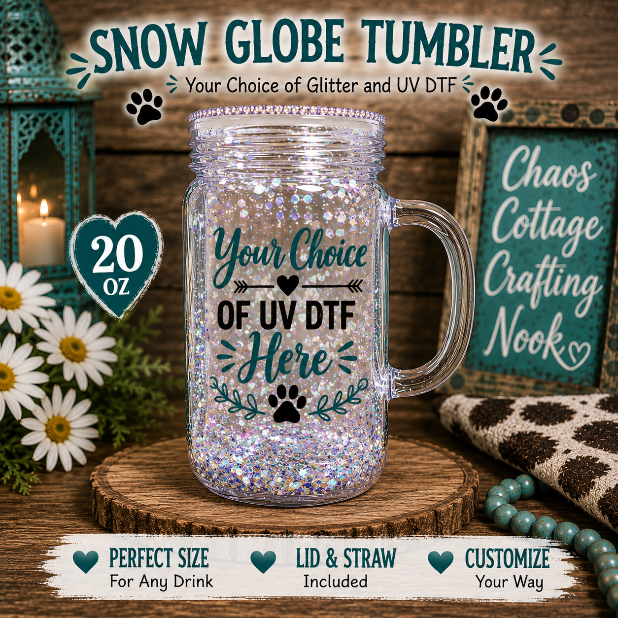 Snow Globe Tumblers