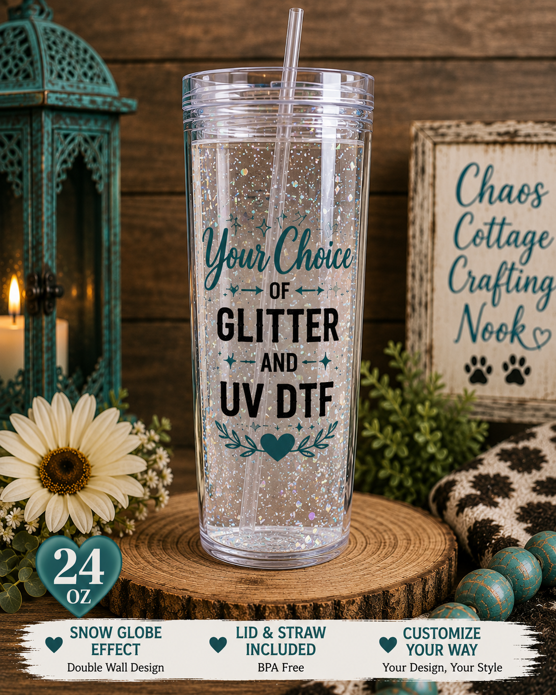 Snow Globe Tumblers