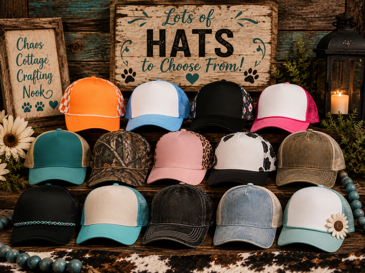 Build Your Own Custom Trucker Hat